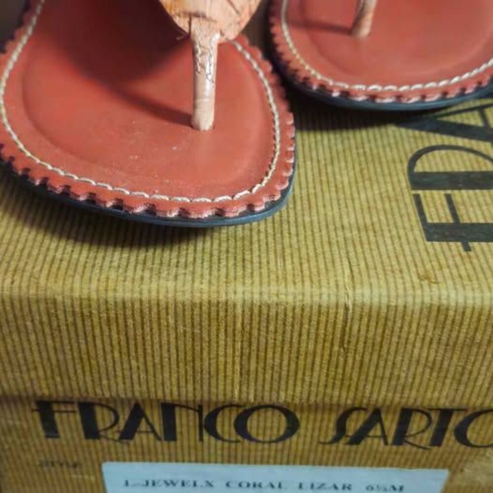 Franco Sarto Jewelx Coral Lizard Sandals
